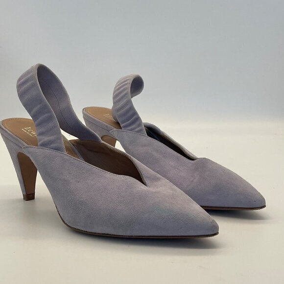 Lewit Marta Lilac Suede Heels – Size 8.5 / EU 38.5 – Made in Italy‎ - Picture 2 of 12